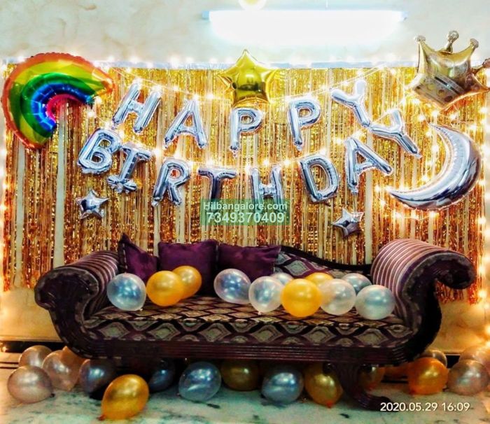 Birthday decoration ideas at home